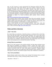 Multimedia: video panaudojimas internetiniuose puslapiuose 6 puslapis