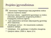 Projektas: suaugusių Brožių kaimo gyventojų arterinės hipertenzijos profilaktikos programa 15 puslapis