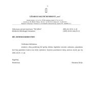 Uždarosios akcinės bendrovės „xxx“ dokumentai 18 puslapis