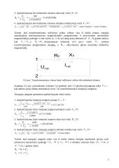 Transformatoriaus parametrų nustatymas 3 puslapis