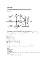 Trifazės kintamosios srovės grandinės skaičiavimas, schemų bei diagramų braižymas 2 puslapis
