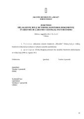 Įmonės raštvedyba: AB "Miglė" 4 puslapis