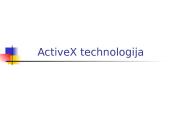 Microsoft ActiveX technologija 1 puslapis