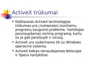 Microsoft ActiveX technologija 11 puslapis