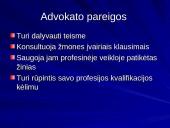 Advokatės profesija 7 puslapis