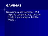 Aliuminio radimas, junginiai bei savybės 7 puslapis