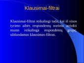 Anketiniai metodai. Anketinė apklausa 13 puslapis