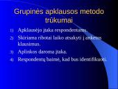 Anketiniai metodai. Anketinė apklausa 8 puslapis