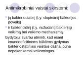 Antimikrobiniai vaistai 2 puslapis