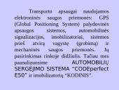 Automobilinė sergėjimo sistema 2 puslapis