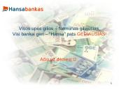 Banko analizė: AB "Hansabankas" 12 puslapis