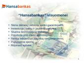 Banko analizė: AB "Hansabankas" 10 puslapis