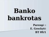 Banko bankrotas