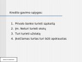 Banko kreditų gavimo sąlygos ir kaštai Lietuvoje 11 puslapis