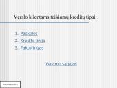 Banko kreditų gavimo sąlygos ir kaštai Lietuvoje 7 puslapis