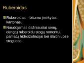 Bituminių medžiagų stogų dangos 9 puslapis