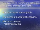 Centrinis bankas (CB) ir jo funkcijos 11 puslapis