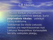 Centrinis bankas (CB) ir jo funkcijos 4 puslapis