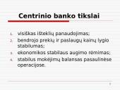 Centrinis bankas ir jo vaidmuo šalies ekonomikoje 10 puslapis