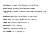 Dodge Viper SRT-10 2 puslapis