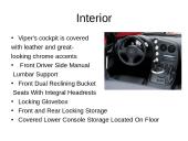 Dodge Viper SRT-10 5 puslapis