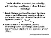 Egzistencializmas kaip ugdymo filosofinis pagrindas 2 puslapis