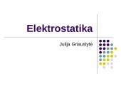 Elektrostatikos mokslas