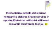 Elektrostatikos mokslas 2 puslapis