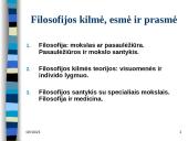 Filosofijos kilmė, esmė ir prasmė 2 puslapis
