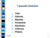 Filosofijos kilmė, esmė ir prasmė 11 puslapis