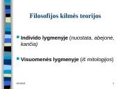 Filosofijos kilmė, esmė ir prasmė 13 puslapis