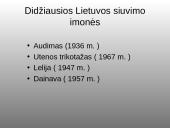 Garsiausios Lietuvos siuvimo įmonės 2 puslapis