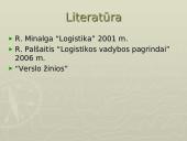 Informacinių technologijų pritaikymas logistikoje 13 puslapis