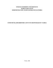 Užsieniečių įsidarbinimo Lietuvos Respublikoje tvarka