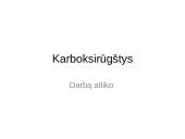Karboksirūgštys ir viskas apie juos