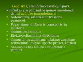 Kaučiukas, kaučiuko tipai, panaudojimas 2 puslapis