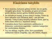 Klasicizmas. Kas? Kaip? Kur?  11 puslapis