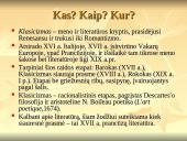 Klasicizmas. Kas? Kaip? Kur?  3 puslapis