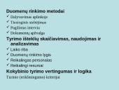 Kokybinių sociologinių tyrimų ypatumai ir planas. Kokybinių tyrimų strategijos 8 puslapis