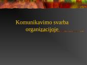 Komunikavimo svarba UAB "Vilpra"