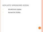 Konfliktai ir konfliktų valdymas 9 puslapis