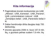Magistralinio kelio "Via Baltica" atkarpos tiesimo darbų technologija akcinėje bendrovėje "Kauno tiltai" 7 puslapis
