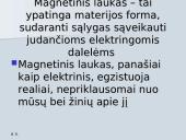 Magnetinio lauko šaltiniai, jėgos, charakteristika 4 puslapis