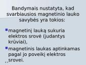 Magnetinio lauko šaltiniai, jėgos, charakteristika 5 puslapis
