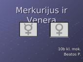 Merkurijus ir Venera