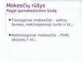 Mokesčiai, jų rūšys ir derinimo problema 6 puslapis