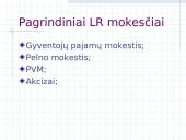 Mokesčiai, jų rūšys ir derinimo problema 8 puslapis