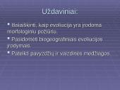 Morfologiniai ir biogeografiniai evoliucijos įrodymai 3 puslapis