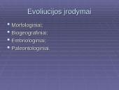 Morfologiniai ir biogeografiniai evoliucijos įrodymai 4 puslapis