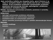 Narkotikų vartojimo priežastys, pasekmės ir kova su jais šeimoje 2 puslapis